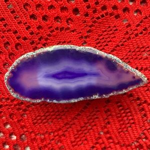 Agate stone phone stand handmade